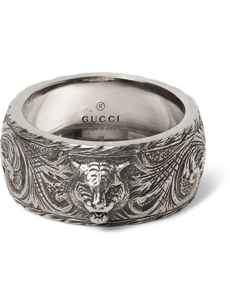 gucci garden ring tiger et charm tiger silver|gucci tiger.